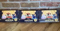 3 Disney Lorcana The First Chapter Booster Boxes Factory Sealed-24 Packs-READ - Image 1