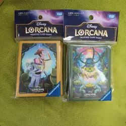 Disney Lorcana Official Card Sleeves Set Toy Story Woody Buzz & Aliens Japan - Image 2