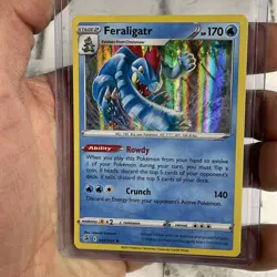 Feraligatr 057/264 SWSH08: Fusion Strike Holo Rare Pokemon Card NM/MT Pokemon - Image 1