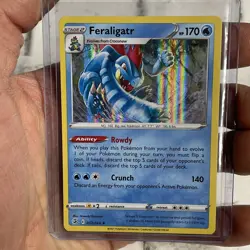 Feraligatr 057/264 SWSH08: Fusion Strike Holo Rare Pokemon Card NM/MT Pokemon - Image 2