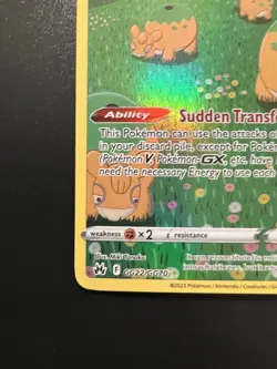 Pokemon TCG Ditto Crown Zenith Galarian Gallery Holo Ultra Rare Card GG22/GG70 B - Image 5