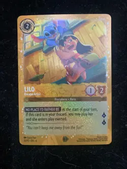 Lilo - Escape Artist 25 Disney Lorcana Promo Cards Holo - Image 1