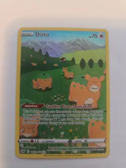 Pokemon TCG Ditto GG22/GG70 Full Art Ultra Rare Card Crown Zenith - Image 1