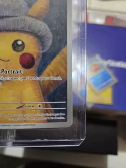 Pikachu With Grey Felt Hat Promo 085 Card Pokemon X Van Gogh Museum Sealed - Image 5