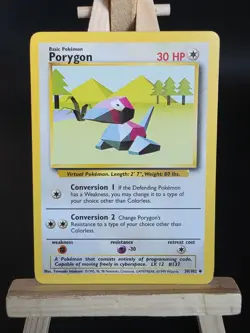 Pokemon TCG Porygon Base Set, Card 39/102, Regular LP Condition - Image 1