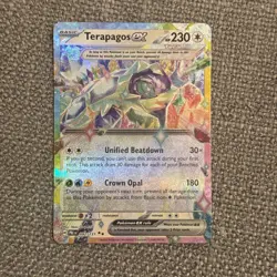 Terapagos Ex 092/131 Prismatic Evolutions English Pokemon Card - Image 1