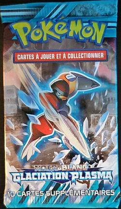 Pokemon TCG Noir & Blanc Glaciation Plasma French Booster Pack 10 Cards - Image 1