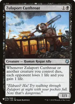 NM - Zulaport Cutthroat - 036/068 - The List Reprints - Image 1