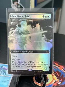 Guardian of Faith (Extended Art) #362 (Foil) (NM) Forgotten Realms AFR Magic MTG - Image 1