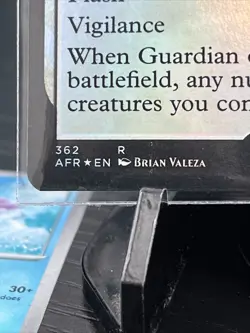 Guardian of Faith (Extended Art) #362 (Foil) (NM) Forgotten Realms AFR Magic MTG - Image 2