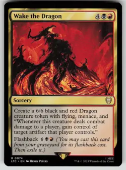 Wake the Dragon Commander: The Lord of the Rings 74 MTG NM - Image 1