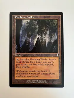 Evolving Wilds - RETRO FRAME - MTG The Brothers' War: Commander - NM - Image 1