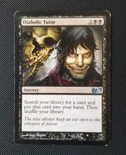 Diabolic Tutor Magic 2012 M12 Magic MTG - Image 1