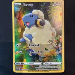 Pokemon TCG Mareep GG34/GG70 Crown Zenith Galarian Gallery Holo Ultra - Image 2