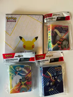 Pokemon JUMBO / OVERSIZE BINDER & 3 REGULAR PORTFOILO SET - POKEMON TCG NEW - Image 2