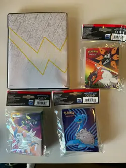 Pokemon JUMBO / OVERSIZE BINDER & 3 REGULAR PORTFOILO SET - POKEMON TCG NEW - Image 3