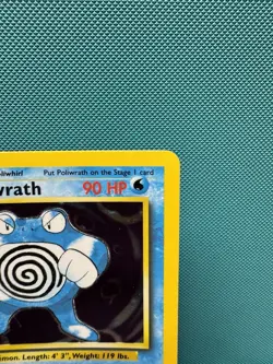 Poliwrath 13/102 Holo Base Set Unlimited MP Pokemon - Image 3