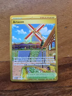 Pokemon Lot Of 2 Artazon 229/197 And 140/108 Japanese And English Full Art Gold - Image 5