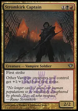 Stromkirk Captain 1x FOIL DKA MTG Dark Ascension Uncommon NM black red - Image 1