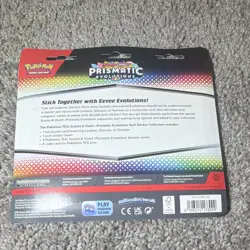 Pokemon TCG Scarlet & Violet Prismatic Evolutions Tech Sticker 3 Packs Promo - Image 2