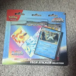 Pokemon TCG Scarlet & Violet Prismatic Evolutions Tech Sticker 3 Packs Promo - Image 5