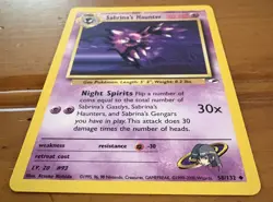 Sabrina's Haunter 58/132 Uncommon Gym Heroes Pokemon Near Mint - Image 2