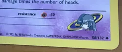 Sabrina's Haunter 58/132 Uncommon Gym Heroes Pokemon Near Mint - Image 3