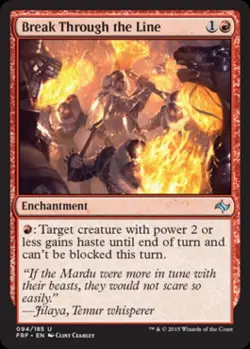 Break Through the Line - Medium Play MTG Fate Reforged - Image 1