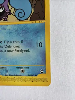 Horsea 84/147 Aquapolis Heavily Played. Vintage Pokemon - Image 4