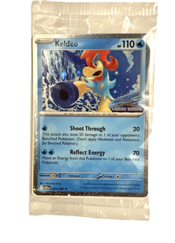 Pokemon TCG Keldeo Chaos Rising 019/086 Stamped Promo 110 HP Basic ENG Sealed - Image 1