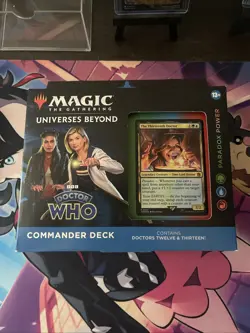MTG Universes Beyond: Doctor Who - Paradox Power Commander Deck NEW SEALED - Image 1
