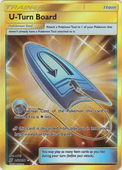 U-Turn Board - 255/236 - Secret Rare NM, English Pokemon Unified Minds - Image 1