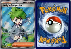 Wally's Compassion 176/132 Mega Evolution Pokemon TCG Holo Ultra Rare NM - Image 3