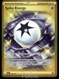 Spiky Energy 190/159 Hyper Rare Journey Together Pokemon Near Mint - Image 1