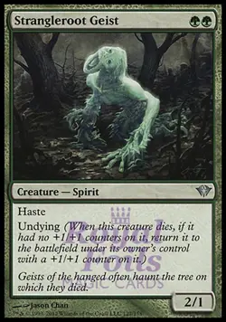 Strangleroot Geist 1x FOIL DKA MTG Dark Ascension Uncommon MINT green - Image 1