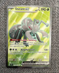 Pokemon Durant ex 215/191 Sv08: Surging Sparks Holo Full Art - Image 1