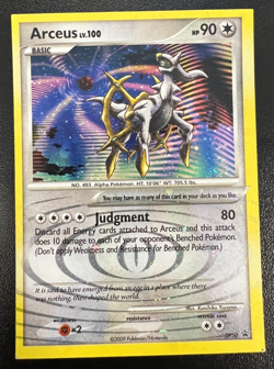 Pokemon Arceus DP50 Black Star Poster Box Promo Holo Mod Play - MISCUT - Image 1