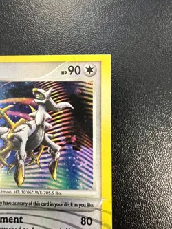 Pokemon Arceus DP50 Black Star Poster Box Promo Holo Mod Play - MISCUT - Image 3