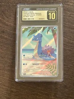 Pokemon Misty's Lapras 072/063 CGC Pristine 10 Japanese sv9a Heat Wave Arena - Image 1