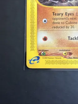 Pokemon TCG Cubone Aquapolis 72/147 LP - Image 5