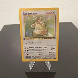Pokemon TCG Kangaskhan 44/64 Jungle 1st Edition Holo Rare English 90 HP - Image 1