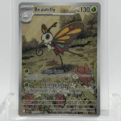 Pokemon TCG Ascended Heros Beautifly #219/217 Illustration Rare NM - Image 1