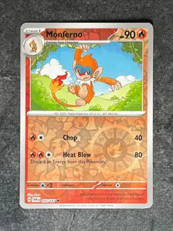 MONFERNO 032/167 Common TWILIGHT MASQUERADE Cute Pokemon | REVERSE HOLO | NM - Image 1