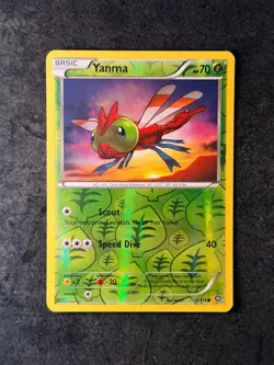 YANMA 6/114 Common STEAM SIEGE Cute Pokemon | REVERSE HOLO | NM - Image 1