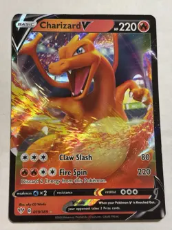 Charizard V 019/189 SWSH03 Darkness Ablaze Ultra Rare Holo EN 2020 - Image 1