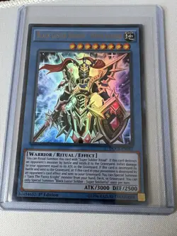 Black Luster Soldier Super Soldier LP DOCS-EN042 1st Ed Ultra Rare Yugioh TCG - Image 1