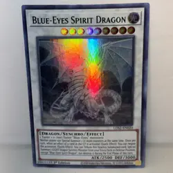 Blue-Eyes Spirit Dragon (Green) LDS2-EN020 - 1st Ed. Ultra Rare LP Yugioh TCG - Image 1