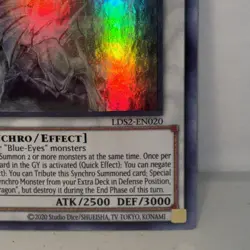Blue-Eyes Spirit Dragon (Green) LDS2-EN020 - 1st Ed. Ultra Rare LP Yugioh TCG - Image 4