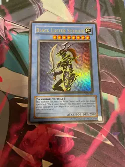 YUGIOH - BLACK LUSTER SOLDIER - ULTRA RARE - UNLIMITED - NM - SYE - Image 1