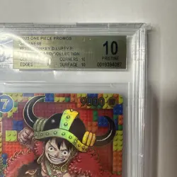 2025 One Piece Promos JPN P110 Monkey D. Luffy Premium Card Coll BGS 10 PRISTINE - Image 2